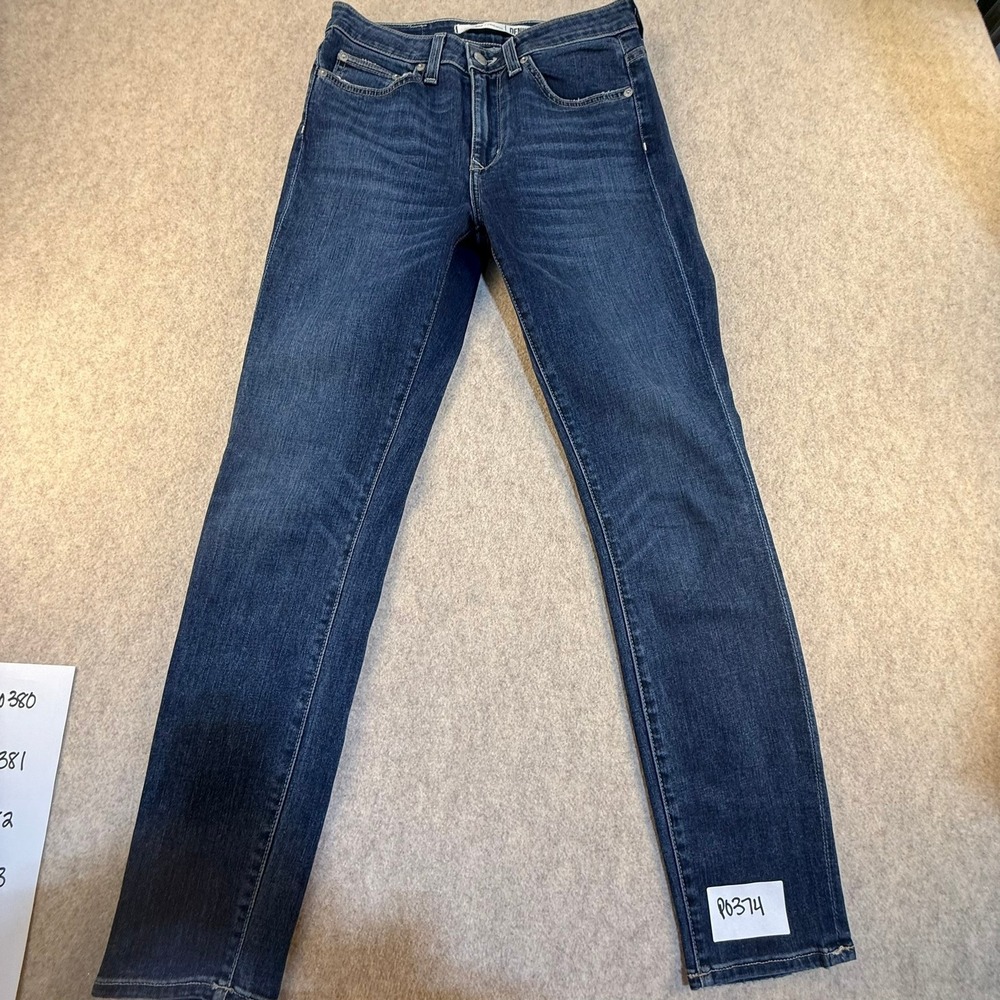 Lovers + Friends Denim Dark Wash High Rise Skinny Jeans Blue RN 132529 Size 27